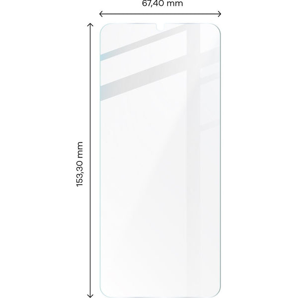 Foto von Bizon Glass Clear gehärtetem Glas für Samsung Galaxy A33 5G auf Maßband