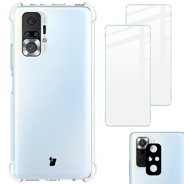 Hülle Bizon Case Clear + 2x Glas + Kameraschutz