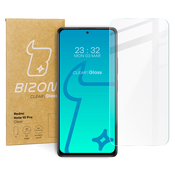 Gehärtetes Glas Bizon Glass Clear für Xiaomi Redmi Note 10 Pro