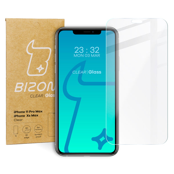 Gehärtetes Glas Bizon Glass Clear für Apple iPhone 11 Pro Max / Xs Max