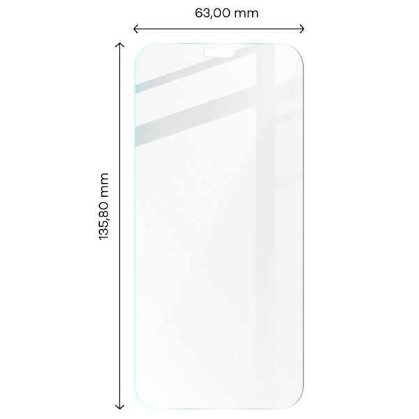 Foto von Bizon Glass Clear gehärtetem Glas für Apple iPhone 11 Pro / Xs auf Maßband