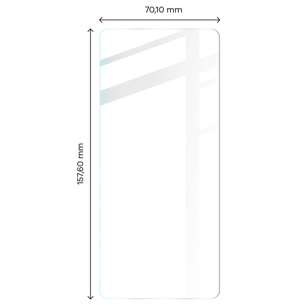 Foto von Bizon Glass Clear gehärtetem Glas für Xiaomi Redmi Note 11 Pro+ 5G auf Maßband