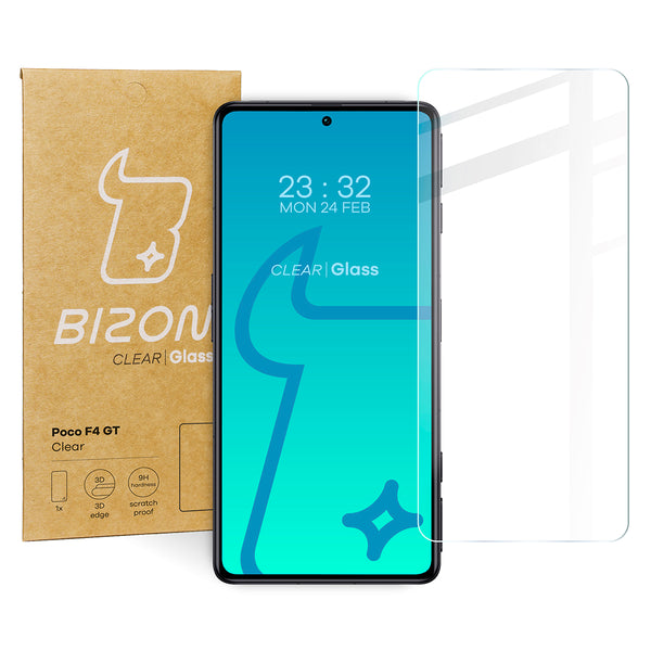Gehärtetes Glas Bizon Glass Clear für Xiaomi Pocophone F4 GT