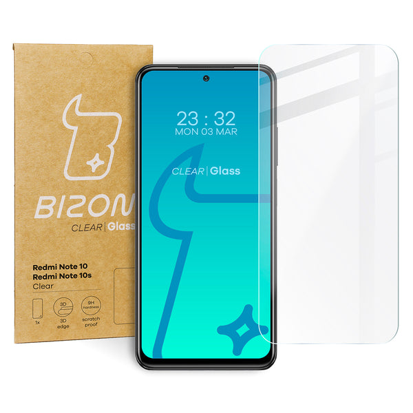 Gehärtetes Glas Bizon Glass Clear für Xiaomi Redmi Note 10 / 10s