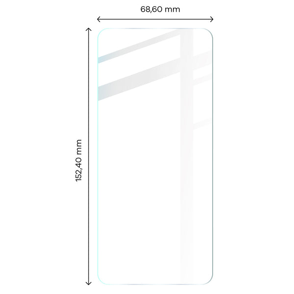 Gehärtetes Glas Bizon Glass Clear - 3 Stück + Kameraschutz, Realme 9 4G / Realme 9 Pro+