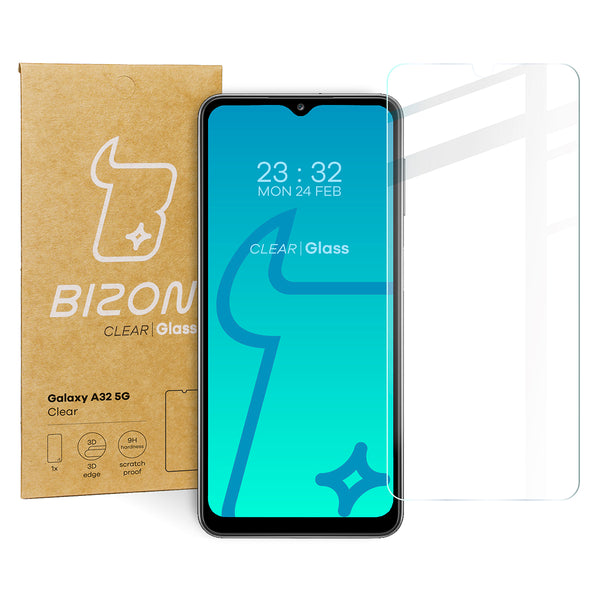 Gehärtetes Glas Bizon Glass Clear für Samsung Galaxy A32 5G