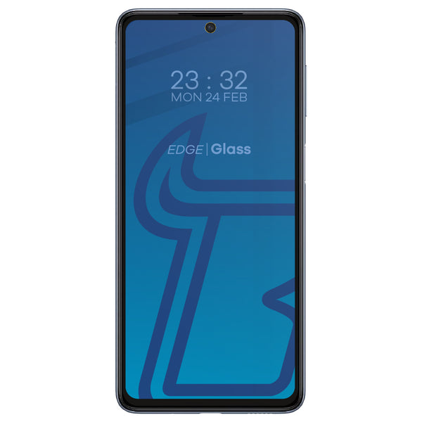 Gehärtetes Glas Bizon Glass Edge für Galaxy M53 5G, Schwarz