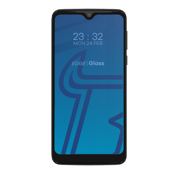 Gehärtetes Glas Bizon Glass Edge für Moto G8 Play, Schwarz