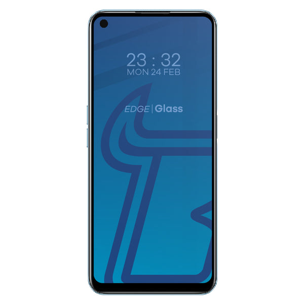 Gehärtetes Glas Bizon Glass Edge für Realme 9 Pro, Schwarz