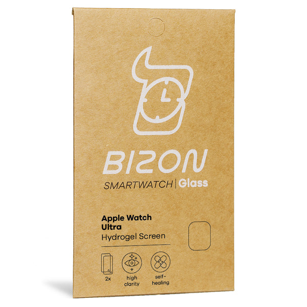 Hydrogel Folie Bizon Glass Hydrogel, Apple Watch Ultra 49mm, 2 StückHydrogel Folie Bizon Glass Hydrogel, Apple Watch Ultra 49mm, 2 Stück