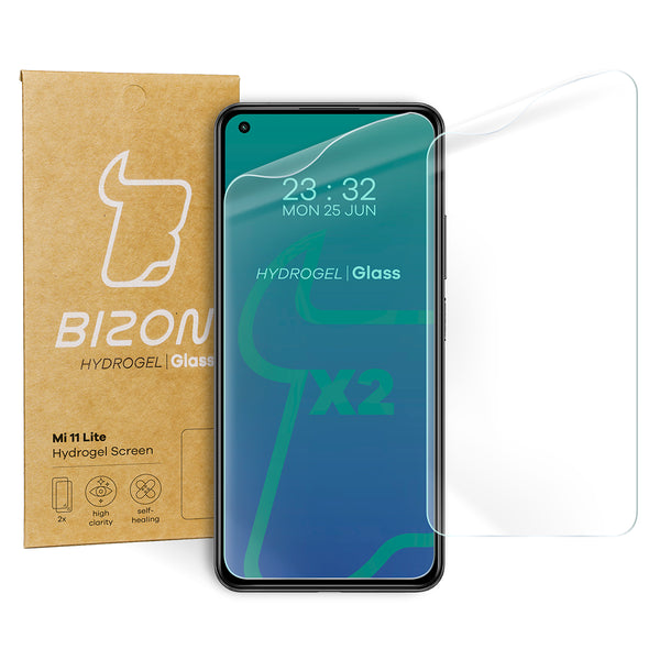 Hydrogel Folie Bizon Glass Hydrogel, 2 Stück