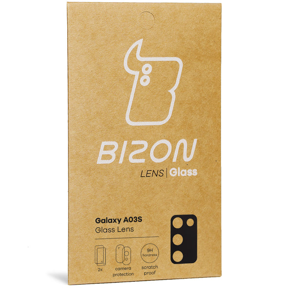 Glas für die Kamera Bizon Glass Lens für Galaxy A03S, 2 Stück