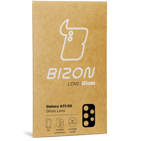 Glas für die Kamera Bizon Glass Lens für Galaxy A73 5G, 2 Stück
