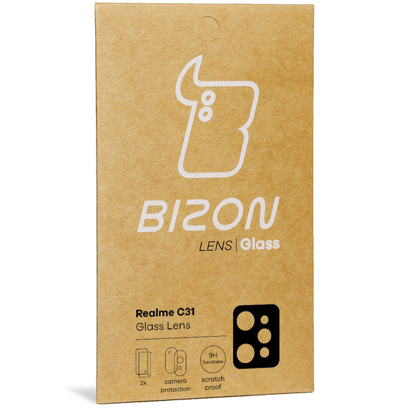 Glas für die Kamera Bizon Glass Lens für Realme C31, 2 Stück