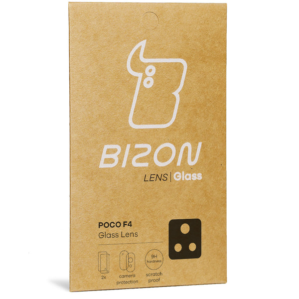 Glas für die Kamera Bizon Glass Lens für Xiaomi Poco F4, 2 Stück