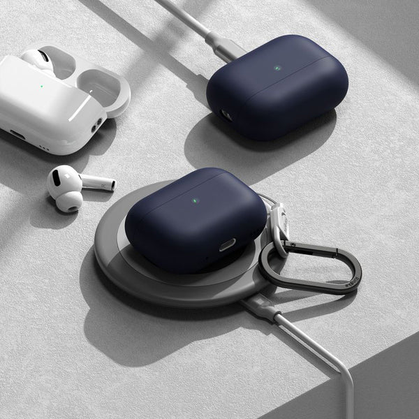 Schutzhülle Ringke Silicone für Apple AirPods Pro 1 / 2, Dunkelblau