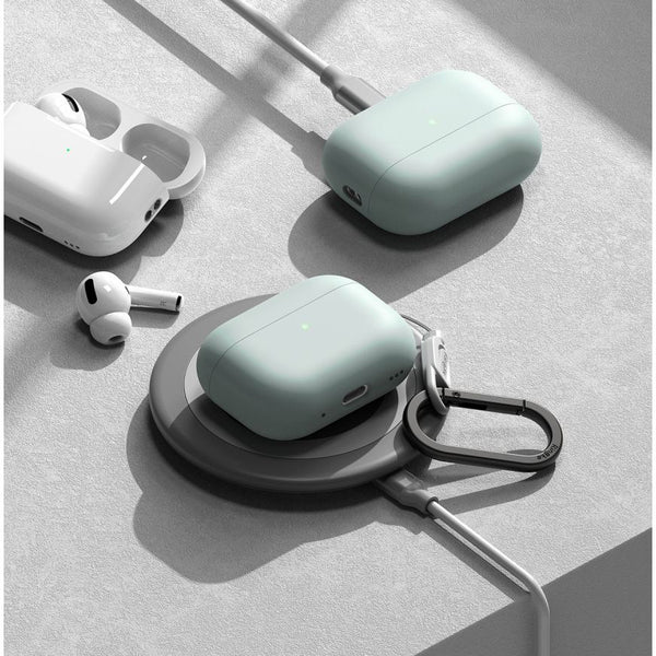 Schutzhülle Ringke Silicone für Apple AirPods Pro 1 / 2, Hellgrün