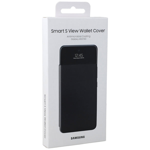Schutzhülle Samsung S View Wallet Cover Galaxy A53 5G, Schwarz