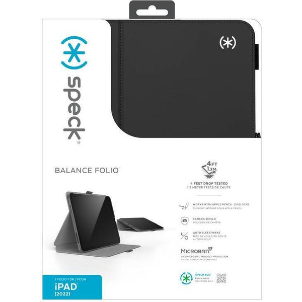 Schutzhülle Speck Balance Folio für iPad 10.9 2022, Schwarz