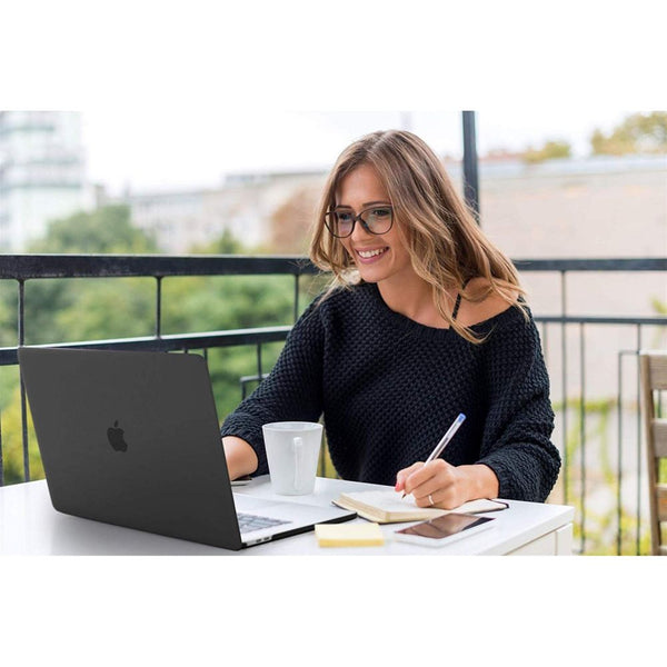 Schutzhülle Tech Protect SmartShell für MacBook Air 13 2018 - 2020, Schwarz matt