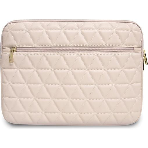 Schutzhülle Guess Sleeve Quilted für Laptops bis zu 13'', Rosa