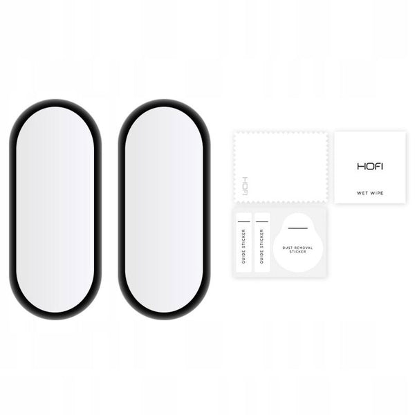 Gehärtetes Glas Hofi Hybrid Pro+, Xiaomi Mi Smart Band 7, Schwarz