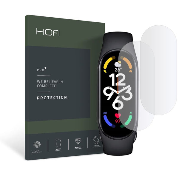 Hofi Hydroflex Pro+ Hydrogelfolie Xiaomi Mi Smart Band 7, 2 Stück