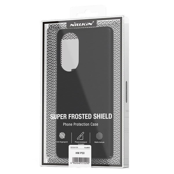Schutzhülle Nillkin Frosted Shield Huawei P50, Schwarz