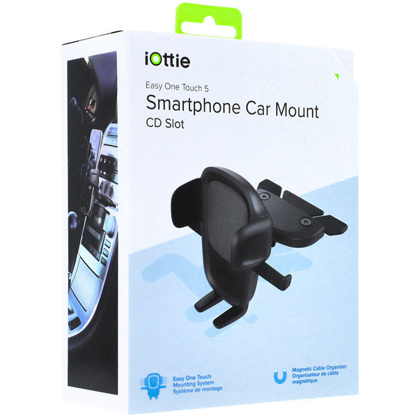 iOttie Easy One Touch 5 CD Slot Mount - universelle Handyhalterung für das Lüftungsgitter für Geräte mit einer Breite von 50-90 mm.