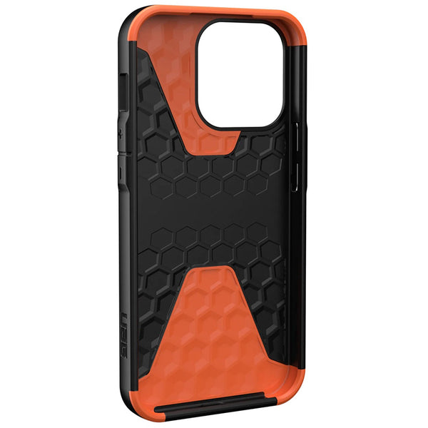 Schutzhülle Urban Armor Gear Civilian iPhone 13 Pro, Schwarz