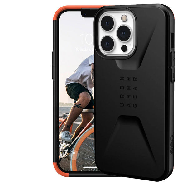 Schutzhülle Urban Armor Gear Civilian iPhone 13 Pro, Schwarz