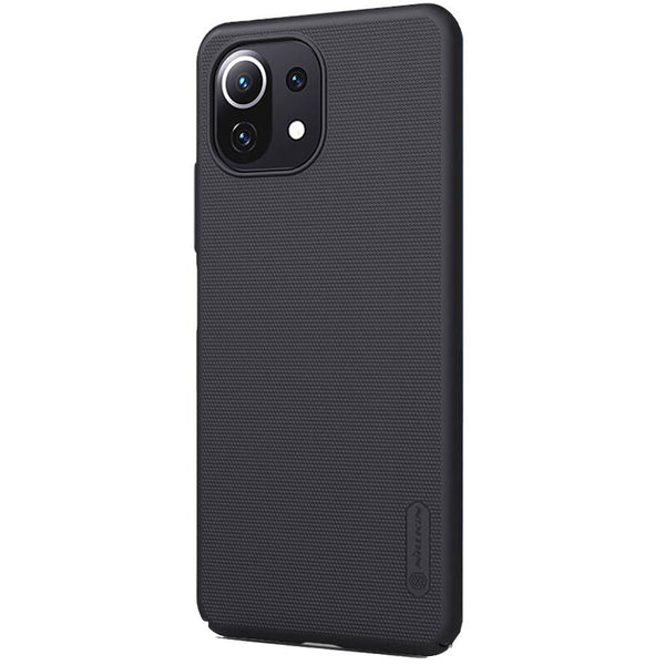 Schutzhülle Nillkin Super Frosted Shield Xiaomi Mi 11 Lite / Mi 11 Lite 5G, schwarz