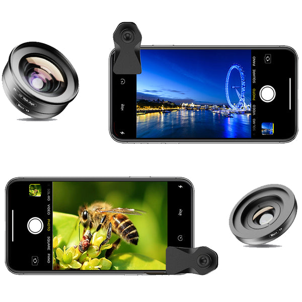 Kameraobjektive Apexel HD Super Macro 2-in-1 für Smartphone / Tablet mit Clip