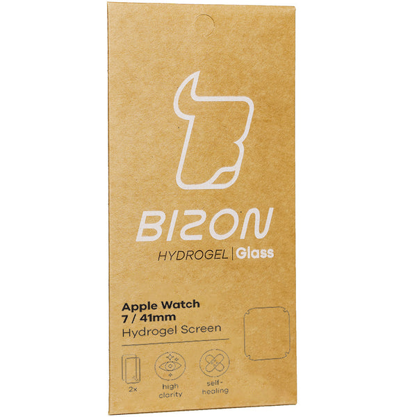 Hydrogel Folie Bizon Glass Hydrogel, Apple Watch 7 41mm, 2 Stück