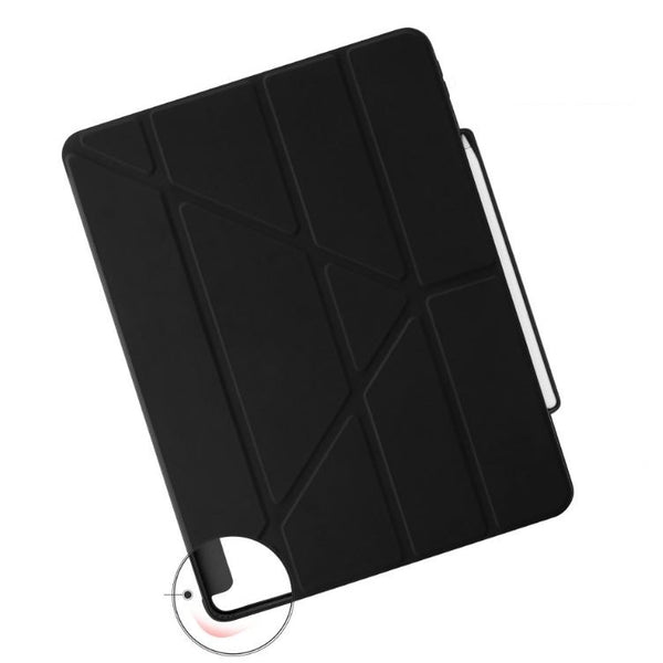 Schutzhülle Pipetto Origami No3 Pencil Case iPad Pro 12.9" (2021, 2020, 2018), Schwarz