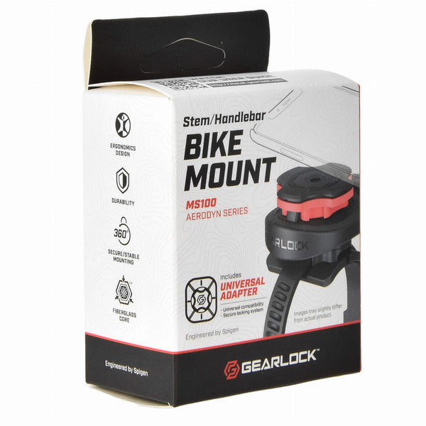 Fahrrad Handyhalterung Spigen Gearlock Bike Mount MS100, schwarz.