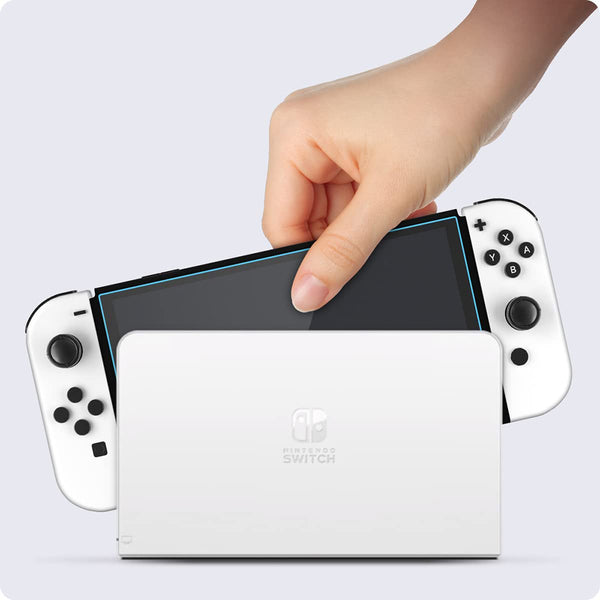 Glas für die Schutzhülle Spigen Glas.tR EZ Fit für Nintendo Switch Oled