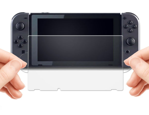 Spigen gehärtetes Glas.tR Slim 2-Pack für Nintendo Switch - kompatibel mit Hülle, transparent