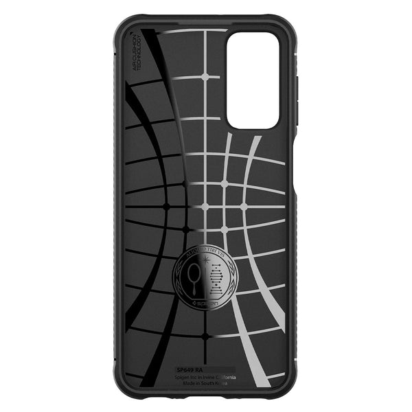 Original Schutzhülle Spigen aus der Serie Rugged Armor für Galaxy M23 5G