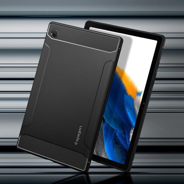 Schutzhülle Spigen Rugged Armor Galaxy Tab A8 10.5 (X200/X205), schwarz