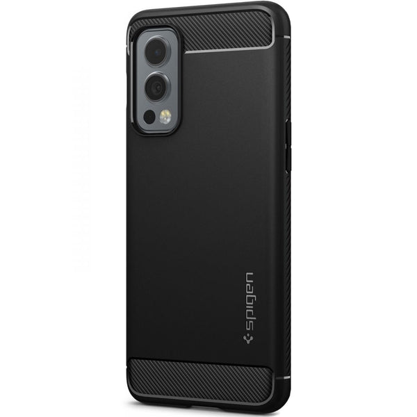 Schutzhülle Spigen Rugged Armor OnePlus Nord 2 5G, Schwarz