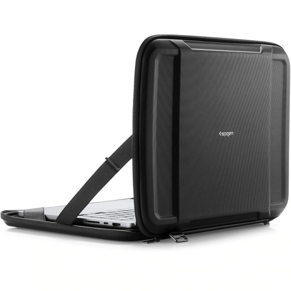 Hülle Spigen Rugged Armor Pro Pouch für 13" und 14" Laptops, Schwarz