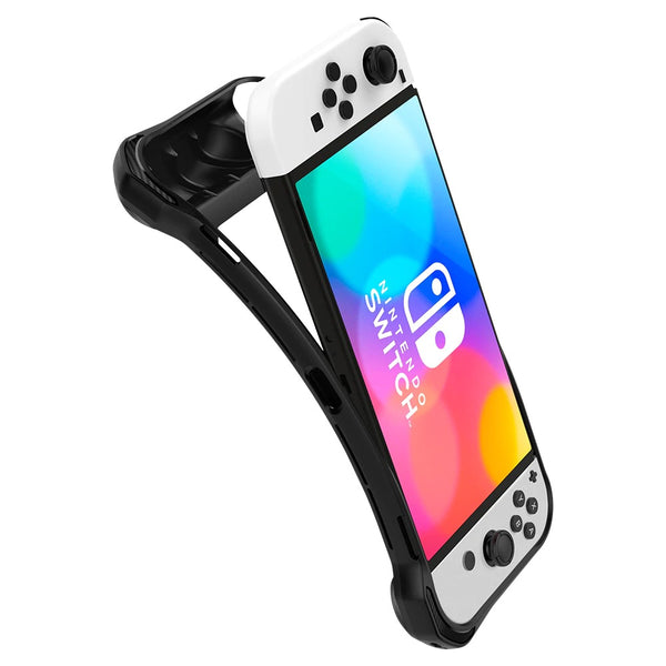 Schutzhülle Spigen Rugged Armor Nintendo Switch Oled, Schwarz