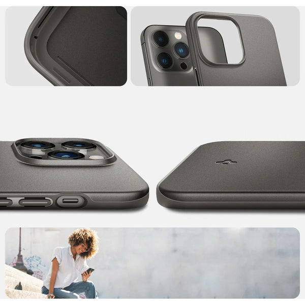 Schutzhülle Spigen Thin Fit für iPhone 14 Pro Max, Graphitgrau
