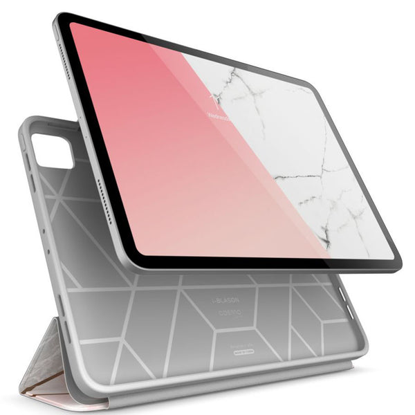 Schutzhülle Supcase i-Blason Cosmo Pen iPad Pro 12.9 2021/2020/2018, Marmor Rosa