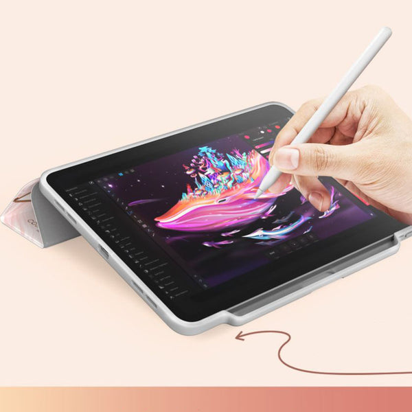 Schutzhülle Supcase i-Blason Cosmo Pen iPad Pro 12.9 2021/2020/2018, Marmor Rosa