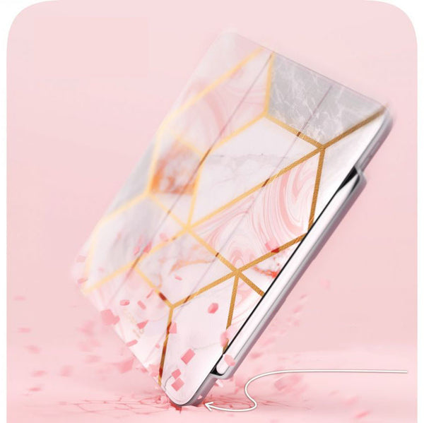 Schutzhülle Supcase i-Blason Cosmo Pen iPad Pro 12.9 2021/2020/2018, Marmor Rosa