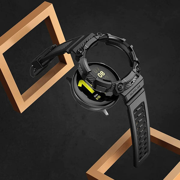 Originale Hülle von Supcase aus der Unicorn Beetle Pro-Serie Galaxy Watch 4 44mm, Schwarz.