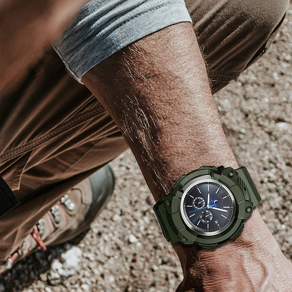 Schutzhülle mit Riemen von Supcase UB Pro Galaxy Watch 3 45mm, Grün