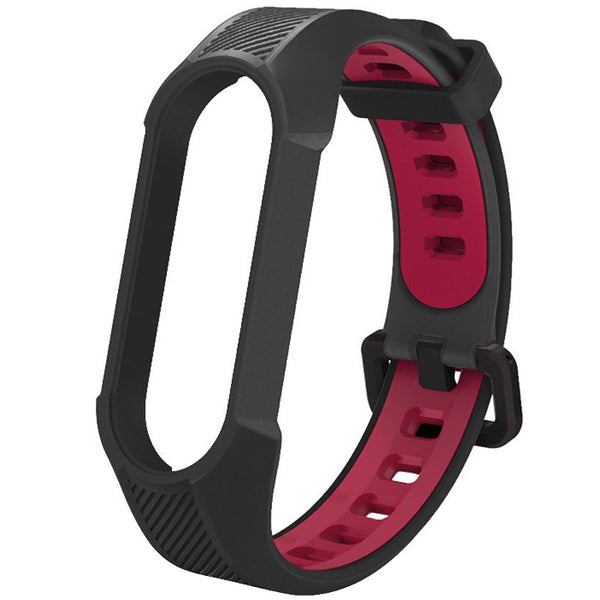 Tech-Protect Armour für Xiaomi Mi Smart Band 7 / 6 / 6 NFC / 5, Schwarz-Rot